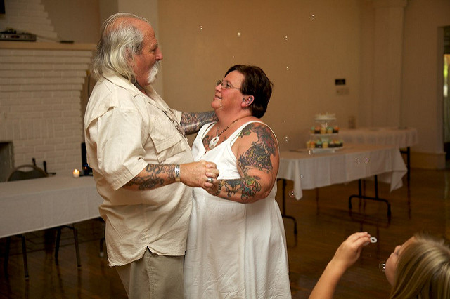 The happy couple
