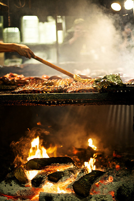 The pit at Salt Lick