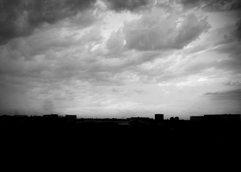 The clouds are rolling in.