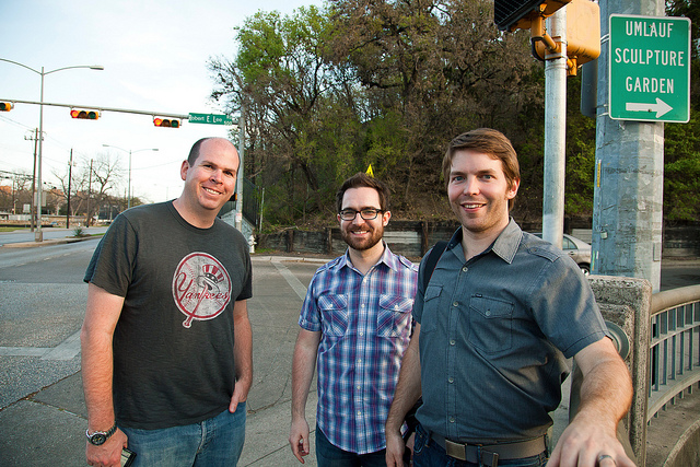 Dave, Jacob, adn Dustin @ Barton Springs